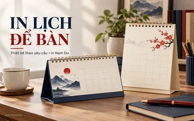 In lịch để bàn 2027 theo yêu cầu - ảnh minh họa