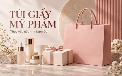 Ảnh minh họa túi giấy mỹ phẩm In Nam Du