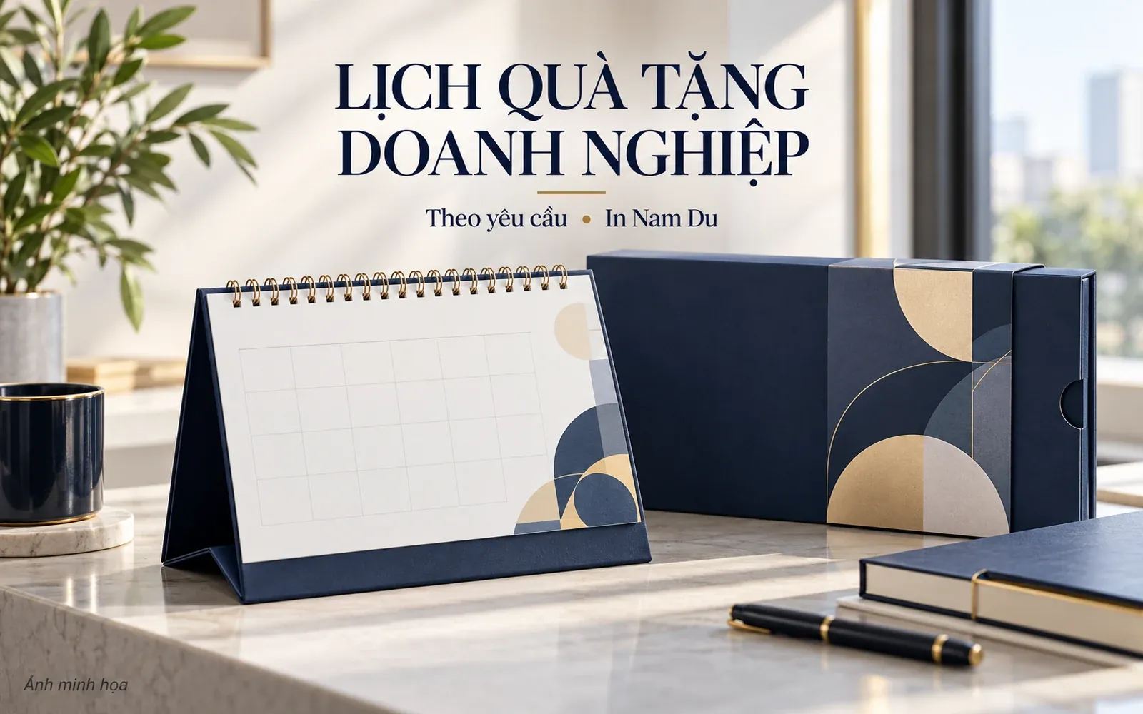Ảnh minh họa lịch Tết quà tặng doanh nghiệp In Nam Du