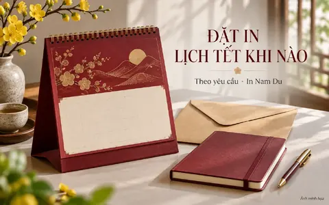 Ảnh minh họa đặt in lịch Tết khi nào và chuẩn bị quà